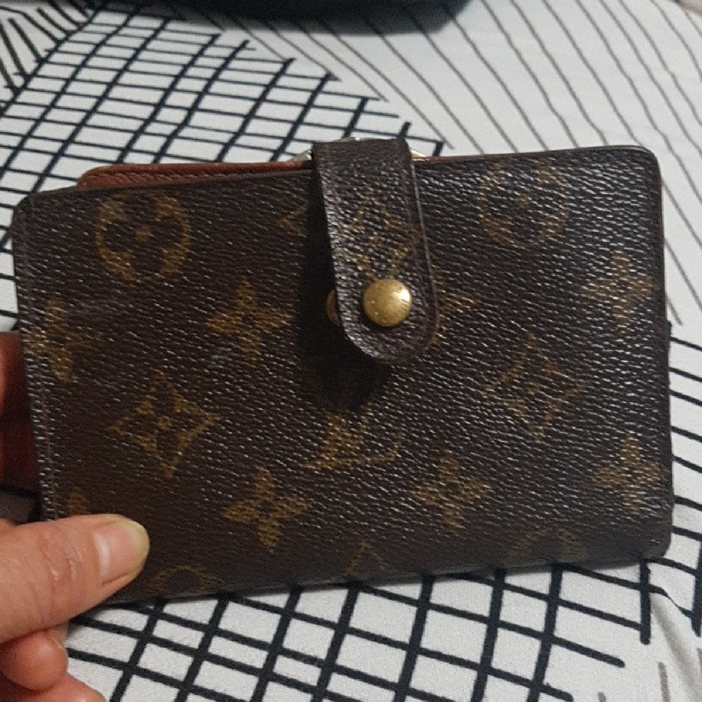 Louis Vuitton Brown Monogram Compact Snap Wallet